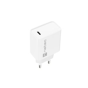 Univerzális töltő Natec RIBERA 20W 1X USB-C, fehér NUC-2059