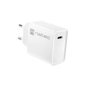 Univerzális töltő Natec RIBERA 20W 1X USB-C, fehér NUC-2059