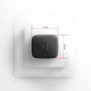 AXAGON ACU-PD20, hálózati töltő 20 W, 1x USB-C port, PD3.0/PPS/QC4+/AFC/Apple, fekete ACU-PD20