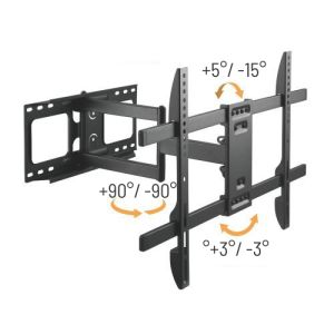 Kihúzható konzol Brateck LPA69-463D TV-hez 32"-70" 45kg állítható fal BRLPA69463D