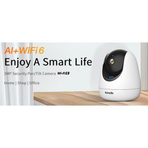 Tenda RP3 Pro AI Security 2K (3MP) Wi-Fi 6 forgatható kamera, éjszakai látás, audio, WPA3, AX300 75011977