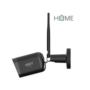 iGET HOME Camera CS6 fekete – WiFi IP FullHD 1080p kamera, éjjellátó, kétirányú hang, IP65 75020807