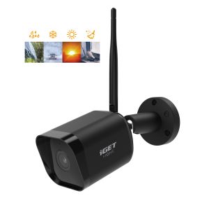 iGET HOME Camera CS6 fekete – WiFi IP FullHD 1080p kamera, éjjellátó, kétirányú hang, IP65 75020807