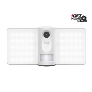 iGET HGFLC890 - WiFi kültéri IP FullHD 1080p kamera LED fénnyel és hanggal, IP66, 230V, sziréna 75020551