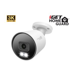 iGET HGPRO858 - CCTV 3K kamera, SMART érzékelés, IP66, hang, IR éjszakai fény 40m, LED fény 30m 75020561