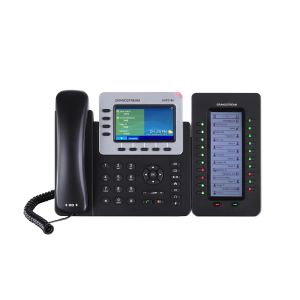 Grandstream GXP2130, 2,8" LCD sáv kijelző, 3 SIP fiók, 4 prog. óra, 8 BLF, BT, két Gbit port, PoE GXP2130