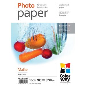 Fotopapier - 10 x 15 cm / 190g - matný, 100 ks v balení