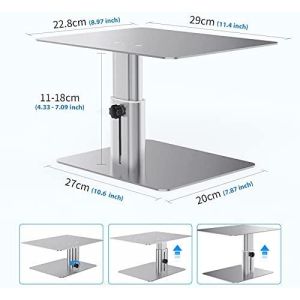 Nillkin HighDesk állítható monitorállvány ezüst 6902048215306