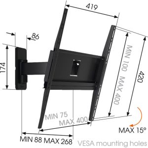 Vogel MA3030 univerzális kar 32-65" TV-hez MA 3030