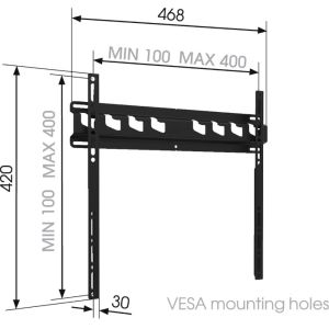 MA3000 Fix rögzítésű Vogel&#39;s 32-55" TV-hez MA 3000