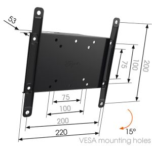 MA2010 Vogel LCD fali tartó, 19-40" dönthető MA 2010