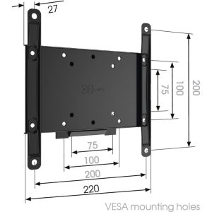 MA2000 Fix rögzítésű Vogel&#39;s 19-40" TV-hez MA 2000