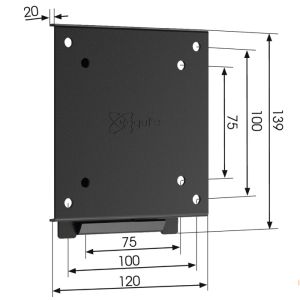 Vogel&#39;s MA1000 fix LCD fali tartó, 17-26" MA 1000