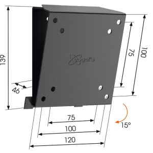 Vogel&#39;s MA1010 LCD fali tartó, 17-26" dönthető MA 1010