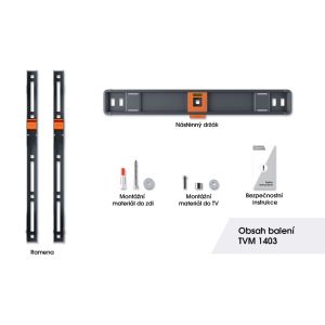 Vogel&#39;s TVM 1403, fix TV-tartó 32-77", 50 kg-os képernyőhöz TVM 1403