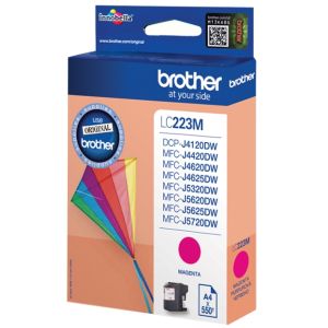 Brother LC223M tintapatron, bíborvörös (magenta), eredeti