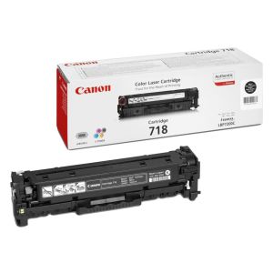 Toner Canon 718, CRG-718, kettős csomagolás, fekete (black), eredeti