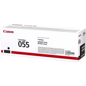 Toner Canon 055 BK, CRG-055 BK, 3016C002, fekete (black), eredeti