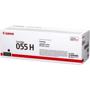 Toner Canon 055H BK, CRG-055H BK, 3020C002, fekete (black), eredeti