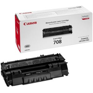 Toner Canon 708, CRG-708, fekete (black), eredeti