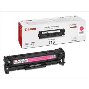 Toner Canon 718, CRG-718, bíborvörös (magenta), eredeti