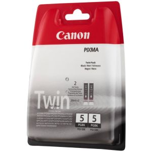 Canon PGI-5BK, kettős csomagolás tintapatron, fekete (black), eredeti