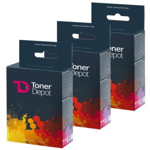 Canon CLI-571 XL CMY, 3-pack tintapatron, TonerDepot, többszínű, prémium