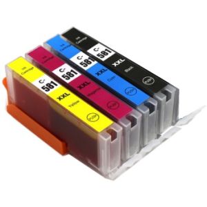 Canon CLI-581 XXL CMYK, 4-pack tintapatron, többszínű, alternatív