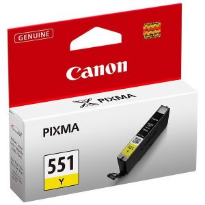 Canon CLI-551Y, 6511B001 tintapatron, sárga (yellow), eredeti