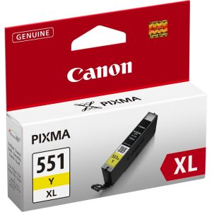 Canon CLI-551Y XL, 6446B001 tintapatron, sárga (yellow), eredeti