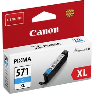 Canon CLI-571C XL, 0332C001 tintapatron, azúr (cyan), eredeti