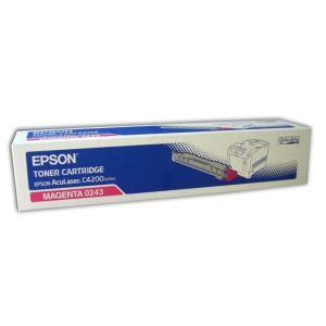 Toner Epson C13S050243 (C4200), bíborvörös (magenta), eredeti