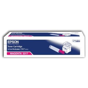 Toner Epson C13S050317 (CX21), bíborvörös (magenta), eredeti