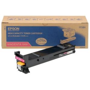 Toner Epson C13S050491 (CX28), bíborvörös (magenta), eredeti