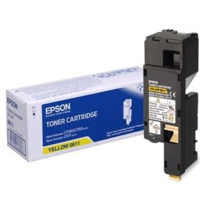 Toner Epson C13S050611 (C1700), sárga (yellow), eredeti