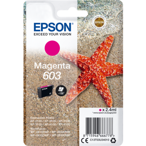 Epson 603, C13T03U34010 tintapatron, bíborvörös (magenta), eredeti