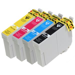 Epson T0715, CMYK, négyes csomagolás tintapatron, többszínű, alternatív