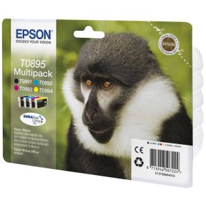 Epson T0895, CMYK, négyes csomagolás tintapatron, többszínű, eredeti