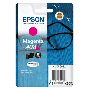 Epson 408L, C13T09K34010, T09K340 tintapatron, bíborvörös (magenta), eredeti