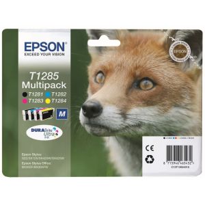 Epson T1285, CMYK, négyes csomagolás tintapatron, többszínű, eredeti