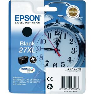 Epson T2711 (27XL), C13T27114012 tintapatron, fekete (black), eredeti