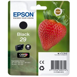 Epson T2981 (29), C13T29814012 tintapatron, fekete (black), eredeti