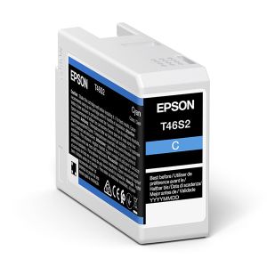 Epson T46S2, C13T46S200 tintapatron, azúr (cyan), eredeti