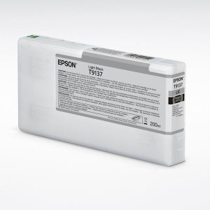 Epson T9137, C13T913700 tintapatron, világos fekete (light black), eredeti