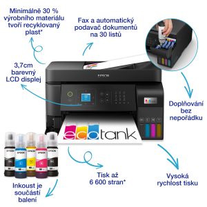 Epson EcoTank/L5590/MF/Ink/A4/LAN/WiFi/USB C11CK57403