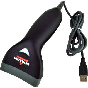 CCD olvasó Virtuos HT-10, USB (kulcs. RS-232 emuláció) fekete EH02G0001