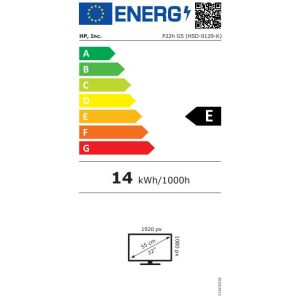 HP/P22h G5/21,5"/IPS/FHD/75Hz/5ms/fekete/3R 64W30AA#ABB