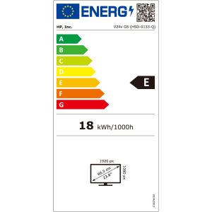 HP/V24v G5/23,8"/VA/FHD/75Hz/5ms/fekete/2R 65P62AA#ABB