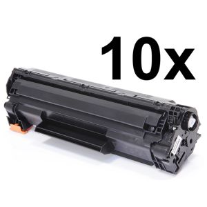 Toner 10 x HP CE285A (85A), tízes csomagolás, fekete (black), alternatív