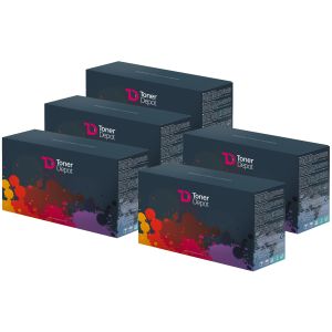 TonerDepot toner 2 x HP CE410X, CE411A, CE412A, CE413A (305A) + CE410X INGYENES, PRÉMIUM, többszínű